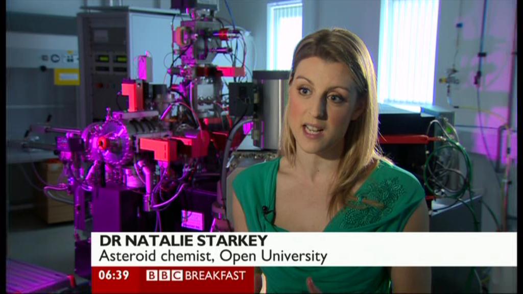 Me appearing on BBC Breakfast and Newround on Friday 16th February talking about the 2012DA14 asteroid flyby